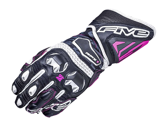 Мотоперчатки FIVE RFX1 женские черно/розовые M