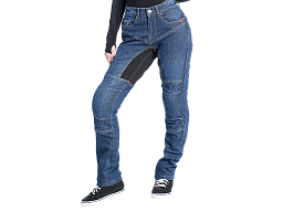 Мотоджинсы FSD PRITTY KEVLAR ткань женские голубые 32
