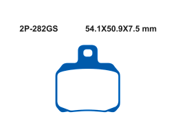 Тормозные колодки NISSIN 2P-285ST