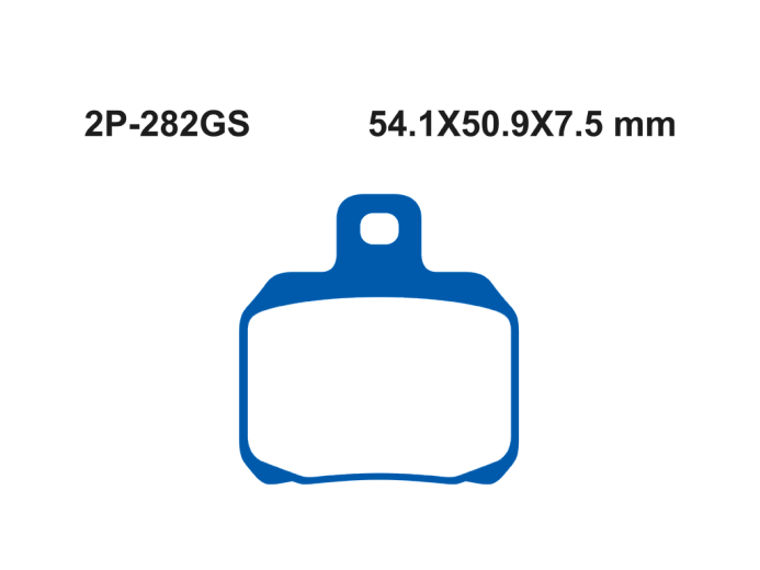 Тормозные колодки NISSIN 2P-285ST