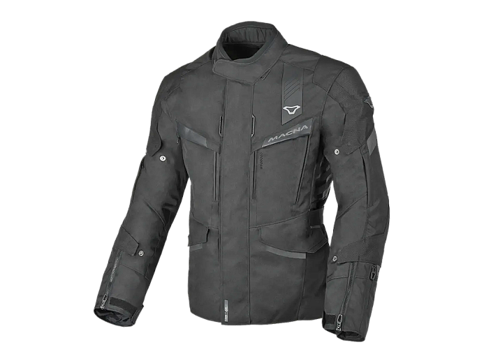 Мотокуртка MACNA ZASTRO ткань черная XXL