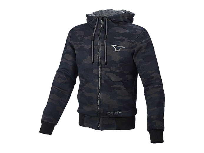 Толстовка MACNA NUCLONE камуфляж черно-серая XXL