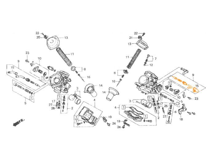 HONDA Деталь троса подсоса 16046-MZ6-730
