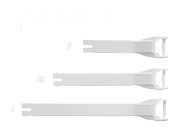 Ремешок для кроссовых ботинок FORMA белый S