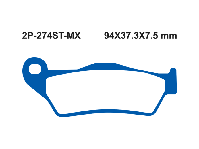 Тормозные колодки NISSIN 2P-274ST-MX