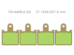 VESRAH Тормозные колодки VD-444RJLXX