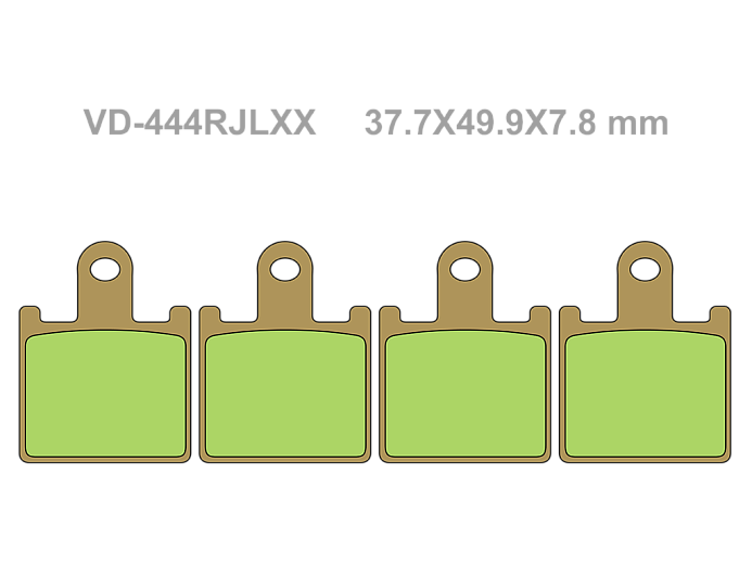 VESRAH Тормозные колодки VD-444RJLXX
