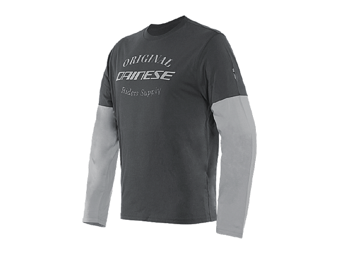 Футболка DAINESE PADDOCK LS 71F CHARCOAL-GRAY/GLACIER-GRAY S