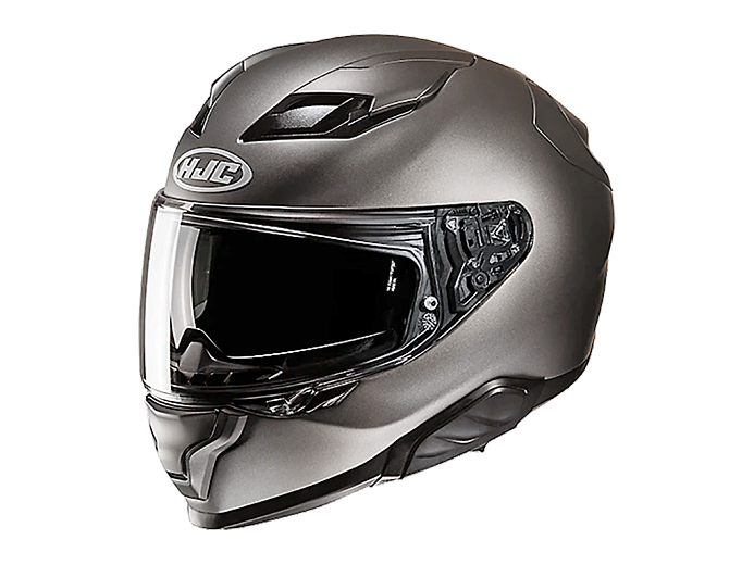 Мотошлем HJC F71 SEMI FLAT TITANIUM L