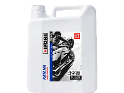 Масло IPONE 4T HIGH TORQUE KATANA 15W50 5L синтетическое (x4)
