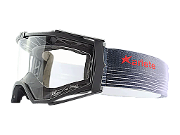 Очки кроссовые ARIETE 8K ARI 6-6 красно-серые
