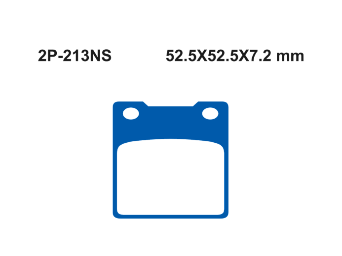 Тормозные колодки NISSIN 2P-213NS