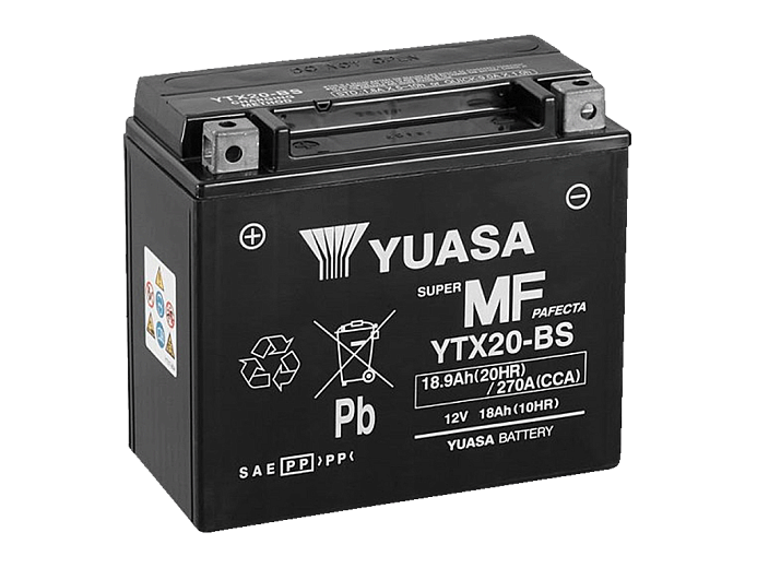 YUASA   Аккумулятор  YTX20-BS с электролитом