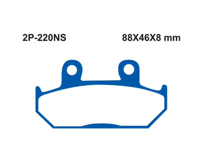 Тормозные колодки NISSIN 2P-220NS