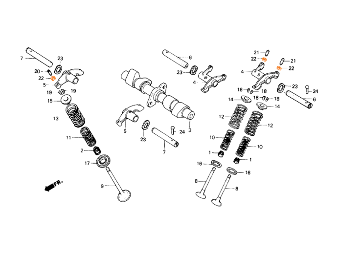 HONDA Регулировочная гайка ГРМ 90206-590-000