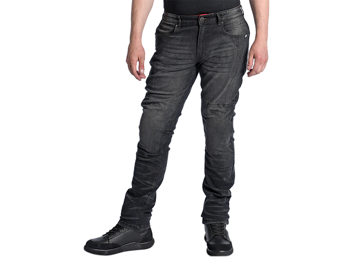 Мотоджинсы FSD KEVIN KEVLAR ткань черные 38