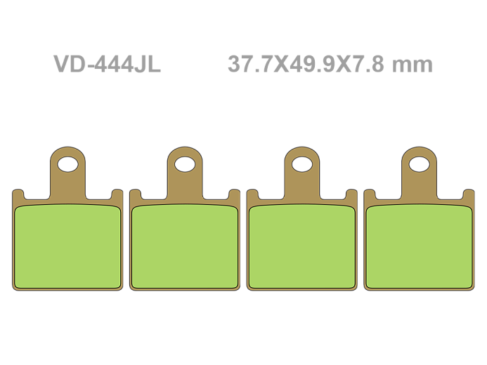 VESRAH Тормозные колодки VD-444JL