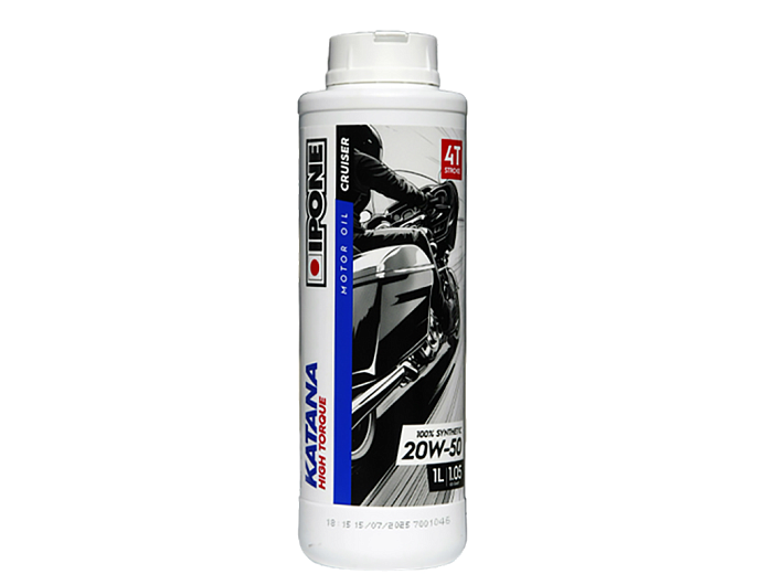 Масло IPONE 4T HIGH TORQUE KATANA 20W50 1L синтетическое (x15)