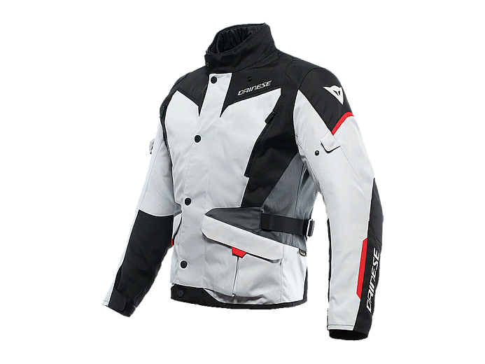 Мотокуртка ткань DAINESE TEMPEST D-DRY 45G GLACIER-GRAY/BLK/LAVA-RED 50