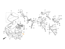 HONDA CBR600RR Болт 64512-KV3-830