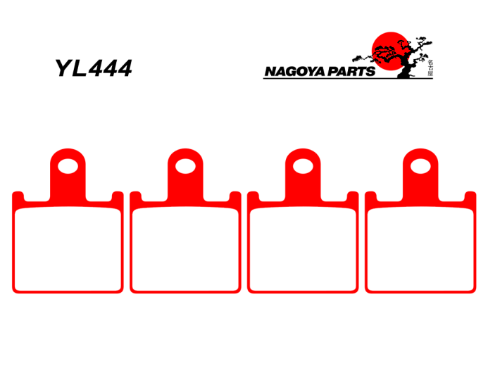 NAGOYA PARTS Тормозные колодки  YL444