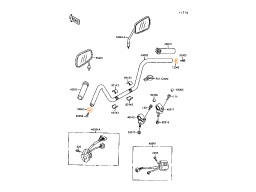 KAWASAKI Заглушка грузик руля 13042-1068