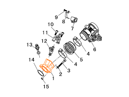 HISUN HS500ATV Патрубок впускной (инж) 14800-004C-0000