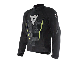 Мотокуртка ткань DAINESE HEROSPHERE AIR TEX Q90 BLACK/WHITE/YELLOW-FLUO 48