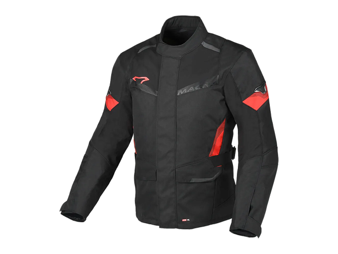 Мотокуртка MACNA VAULTURE ткань черно/красная M