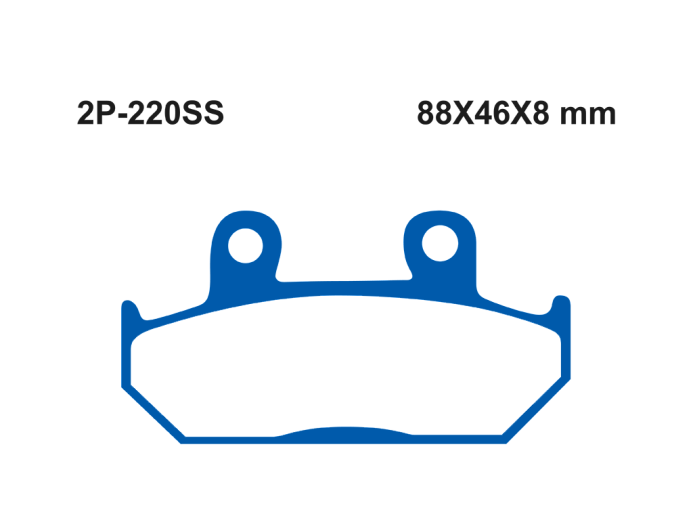 Тормозные колодки NISSIN 2P-220SS