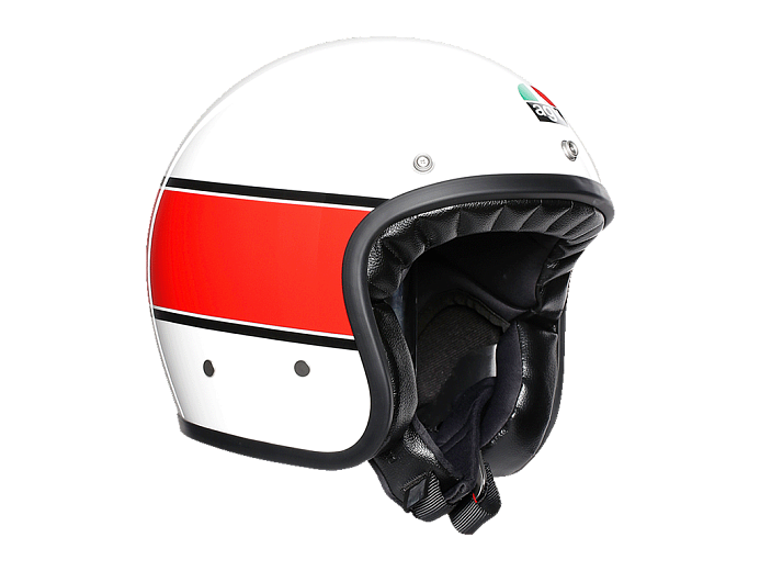 Мотошлем AGV X70 MINO 73 WHITE/RED MS