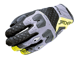Мотоперчатки FIVE TFX3 AIRFLOW gray/fluoyellow 8/S