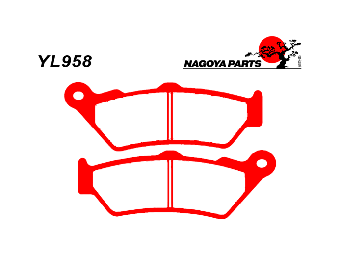 NAGOYA PARTS Тормозные колодки  YL958