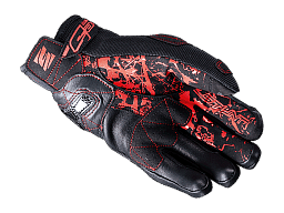 Мотоперчатки FIVE STUNT EVO черно-красные 8/S