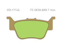 VESRAH Тормозные колодки VD-171JL