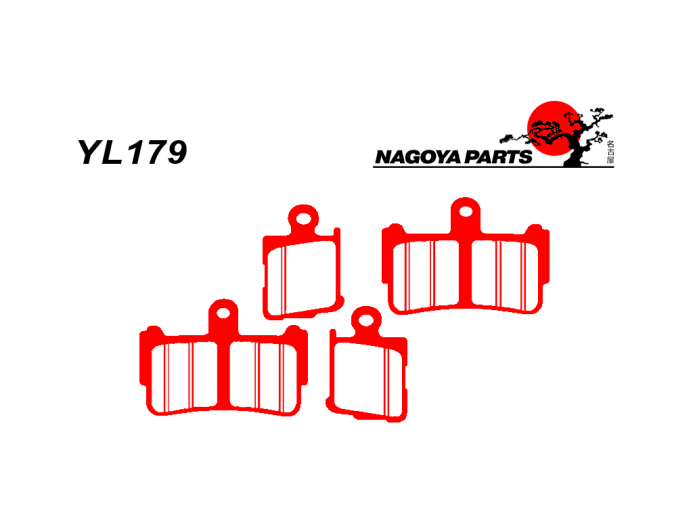 NAGOYA PARTS Тормозные колодки  YL179