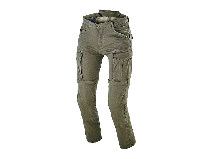 Мотобрюки MACNA ARRIVAL ткань зеленые 40
