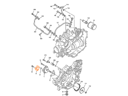 HISUN HS500ATV-2 Маслозаборник15300-004-0000