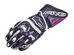 Мотоперчатки FIVE RFX1 женские черно/розовые L
