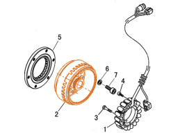 HISUN HS500ATV-4 Ротор 31110-004C-0000