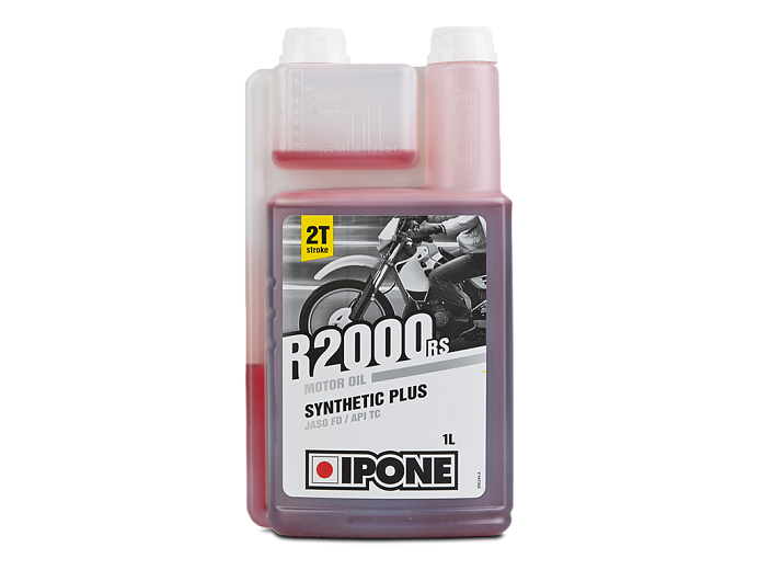 Масло IPONE 2T R2000RS 1L с запахом клубники (x15)