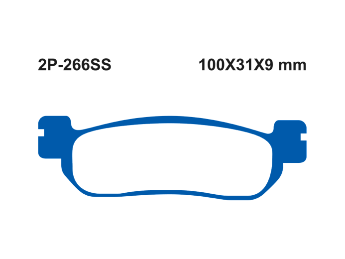 Тормозные колодки NISSIN 2P-266SS