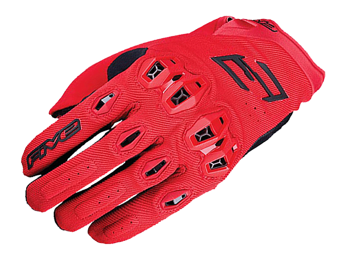 Мотоперчатки FIVE STUNT EVO 2 красные 9/M