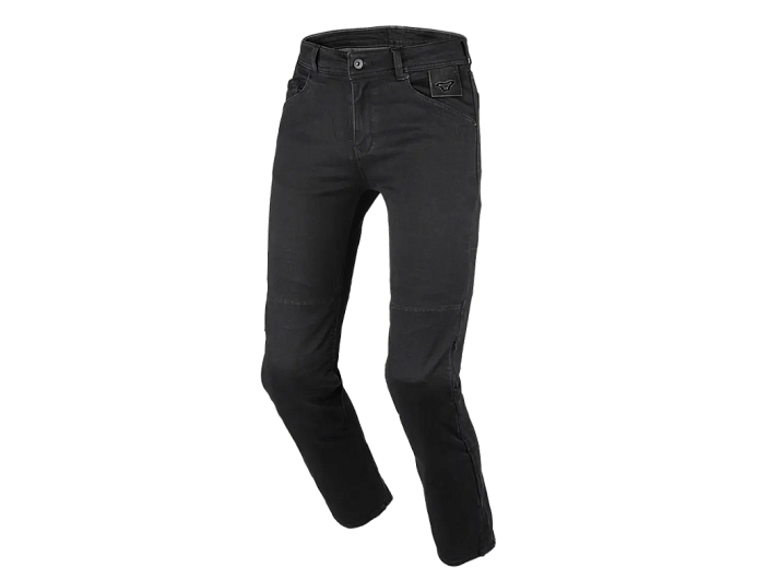 Мотоджинсы MACNA LOCKWOOD straight fit ткань удлиненные черные 30