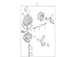 HISUN HS500ATV Наконечник рычага переключения КПП  23515-107-0000