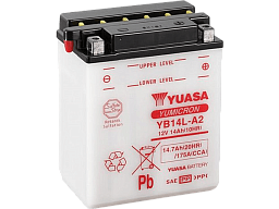 YUASA   Аккумулятор  YB14L-A2 с электролитом