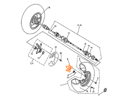 HISUN HS700ATV Ступица передняя 62310-107-0000