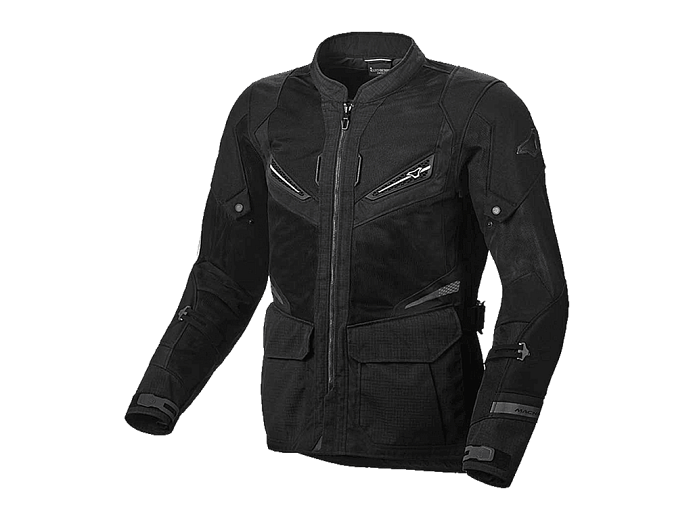 Мотокуртка MACNA AEROCON ткань черная XS