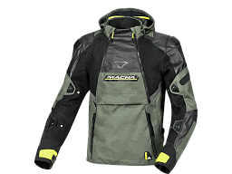 Мотокуртка MACNA BRADICAL ткань зеленый камуфляж/черная L