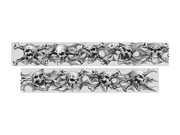 LETHAL THREAT Наклейка SKULL N BONES PANEL LT&RT